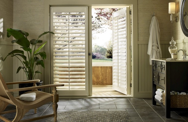 French Door Shutters In Charlotte Sunburst Shutters Charlotte Nc