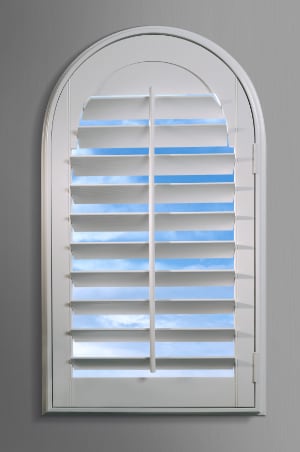 Sunburst louvered arch